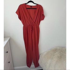 SHEIN Rust Orange Jumpsuit